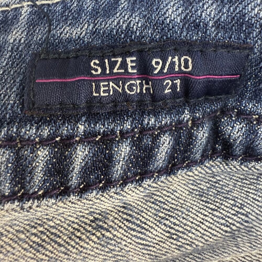 Vigoss Jeans Capri Women's 9/10X21 Blue The New York Capri Embellished Pockets - Picture 8 of 15